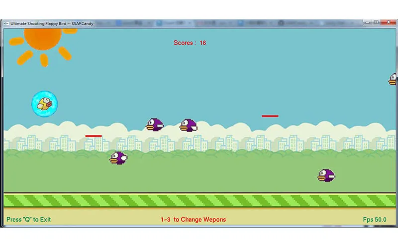A 2D Game implement with OpenGL.
